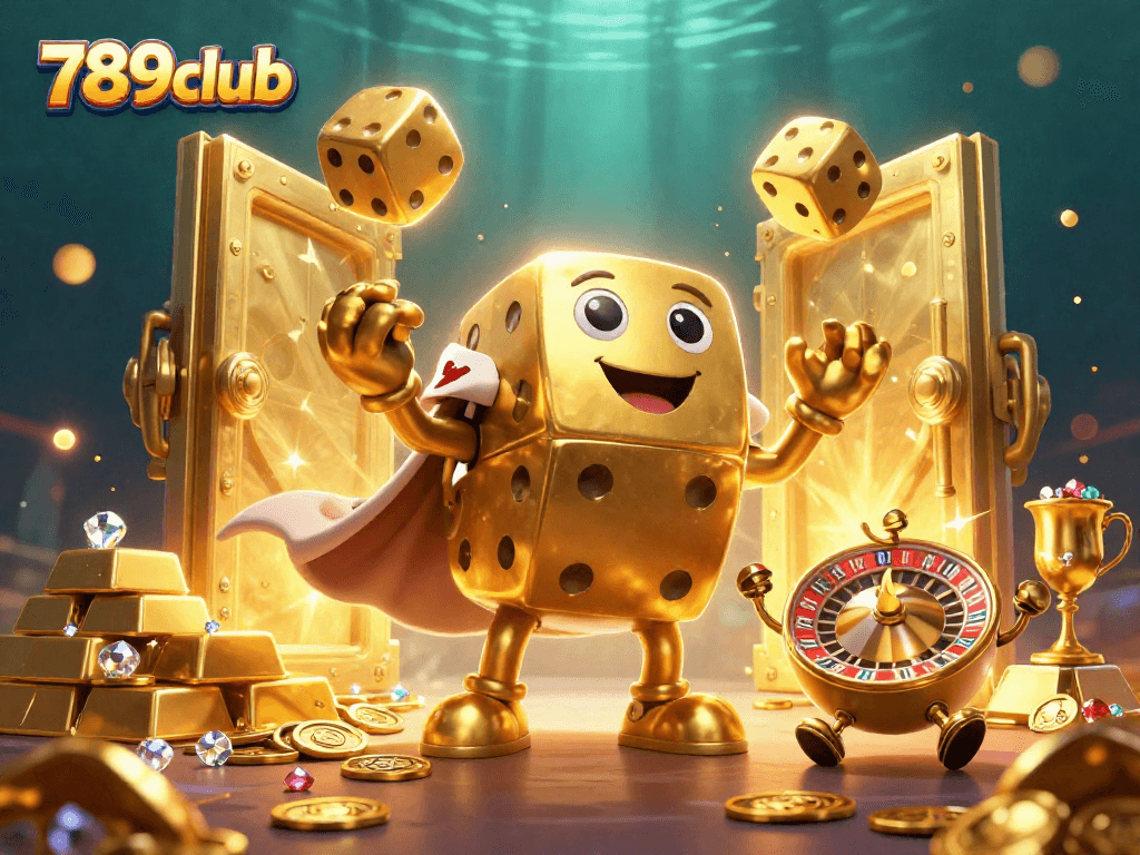 Experience the thrill of games at 789club with dynamic 3D visuals and vibrant casino elements.
