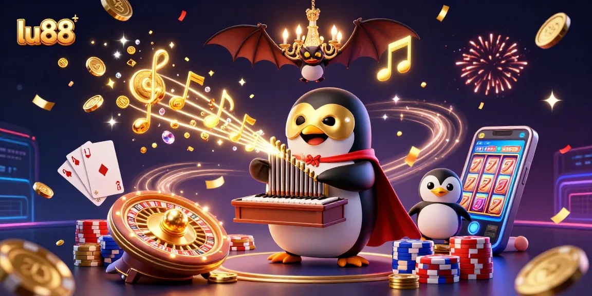 Experience thrilling wins at lu88 with vibrant 3D casino characters and exciting game elements.