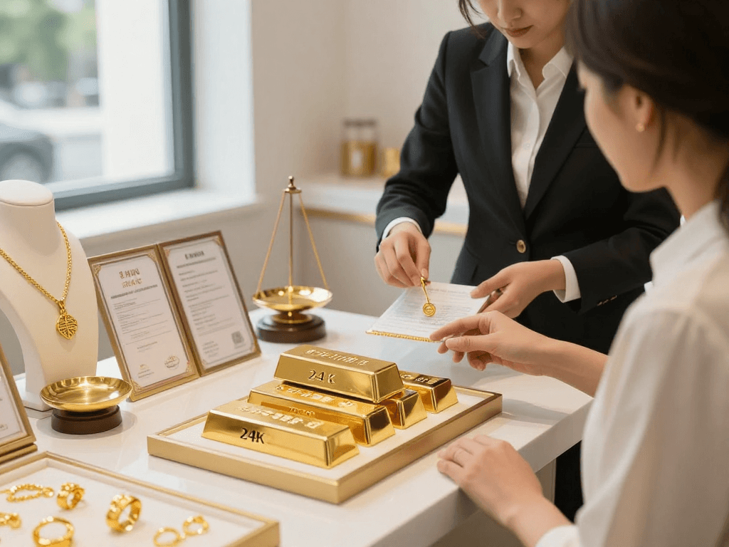mantra88 gold jewelry showroom with elegant displays and knowledgeable staff.