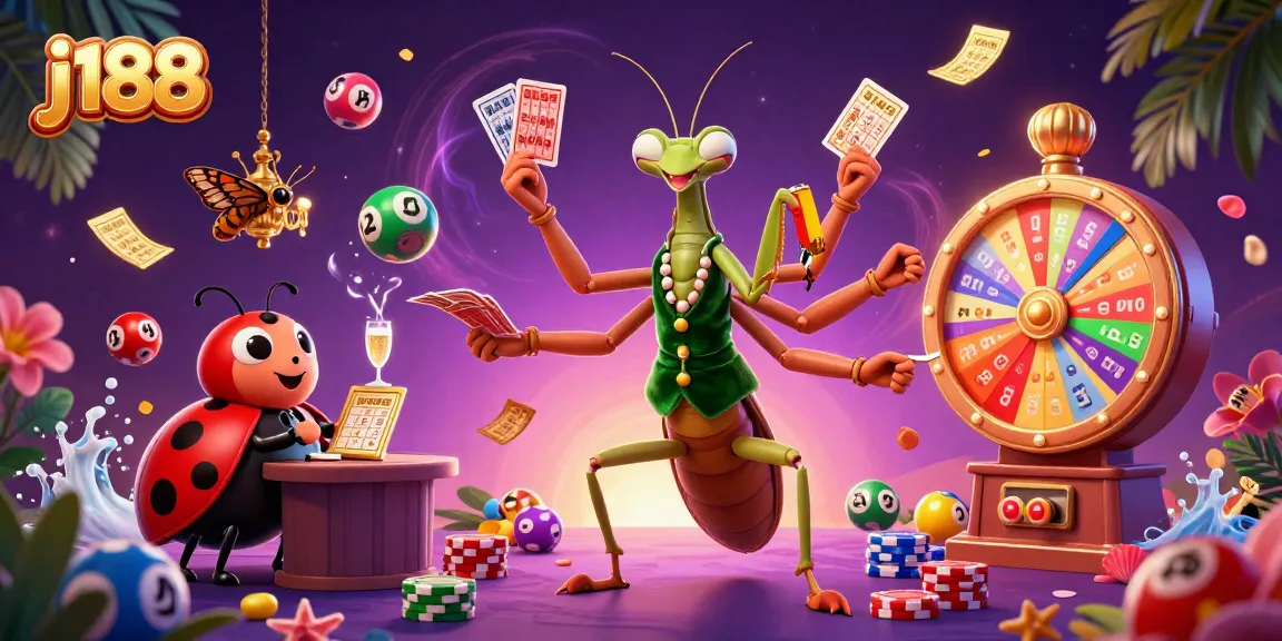 Engage with j188's ultimate lottery excitement featuring colorful characters and dynamic game elements.