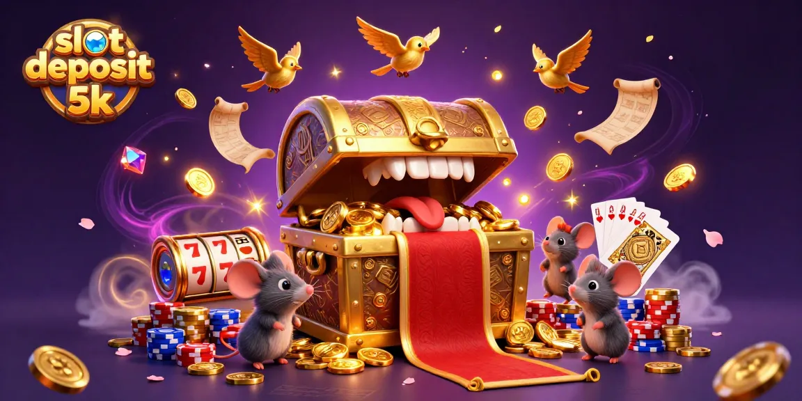 Experience thrilling gameplay with slot deposit 5k surrounded by dynamic elements and vibrant treasures.