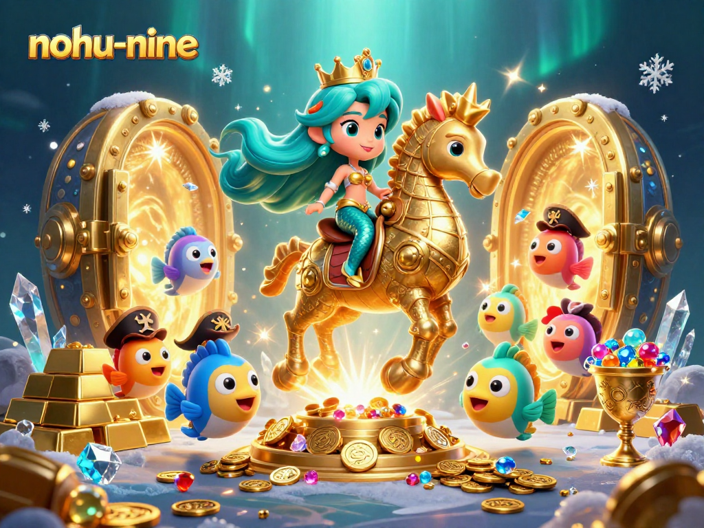 Experience thrilling projections with nohu-nine as the vibrant mermaid empress commands her undersea kingdom.