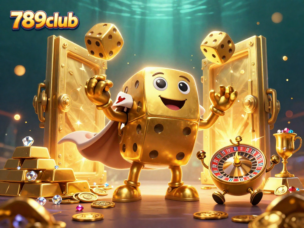 Experience the thrill of games at 789club with dynamic 3D visuals and vibrant casino elements.