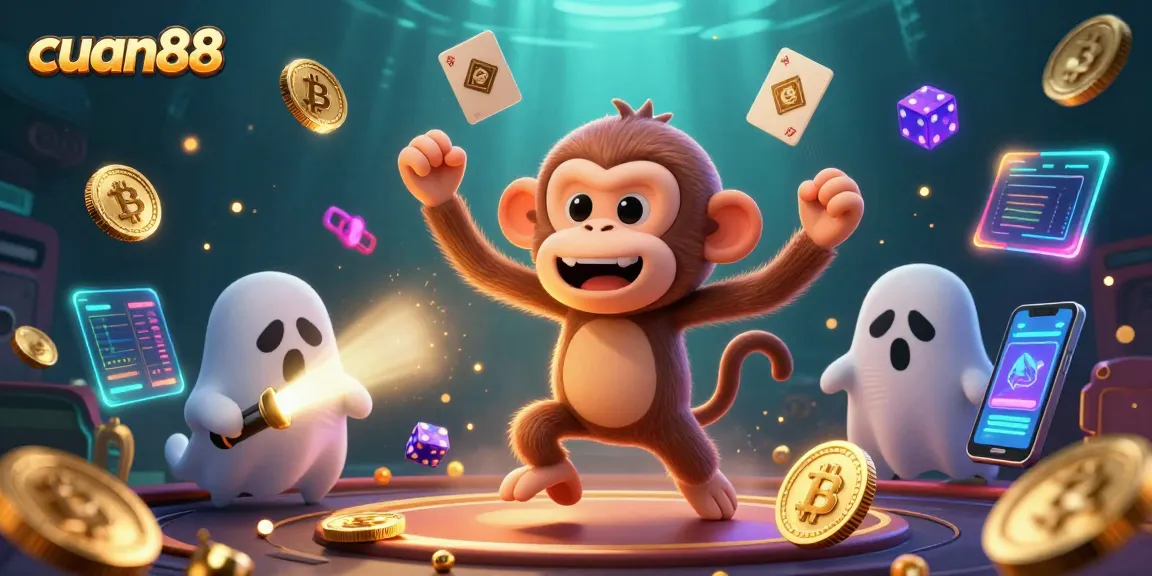 Menang di cuan88 dengan monkey poltergeist dan anjing pemburu hantu dalam kasino berhantu.