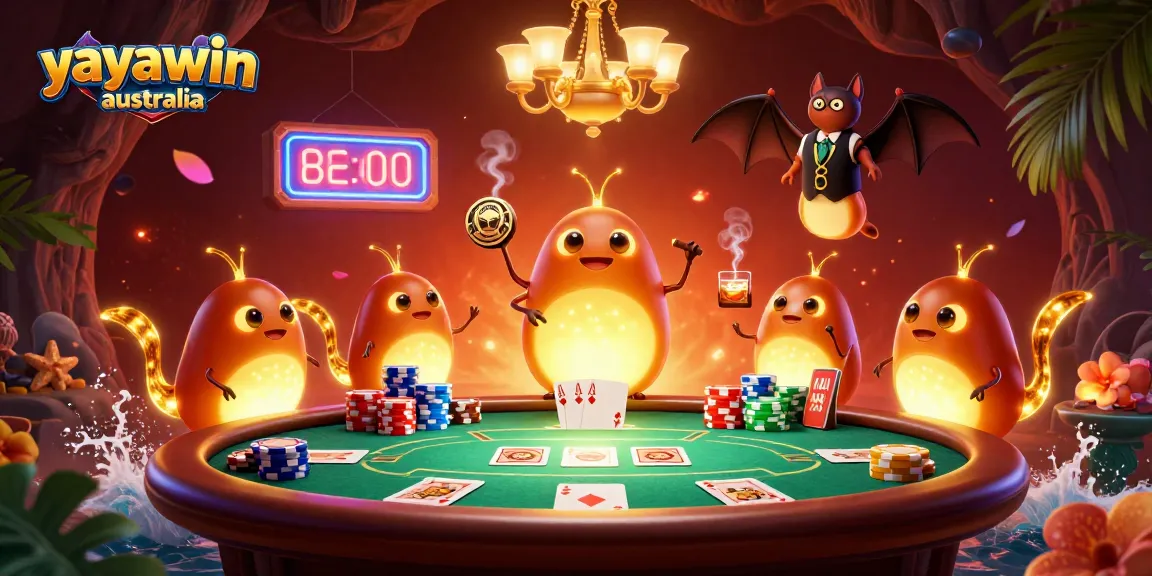 Experience the vibrant thrill of yayawin australia with charming glowworms lighting the casino.