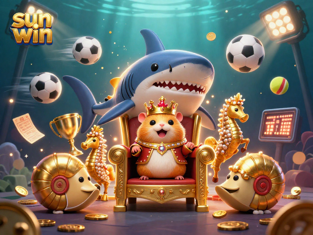 Experience the thrill of sun win with our vibrant 3D casino scene featuring dynamic gameplay elements.