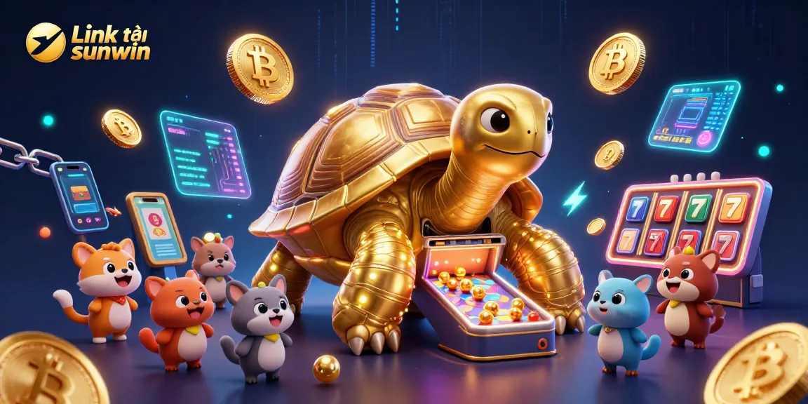 Spin to win with Link tải sunwin as the golden tortoise leads the gaming adventure