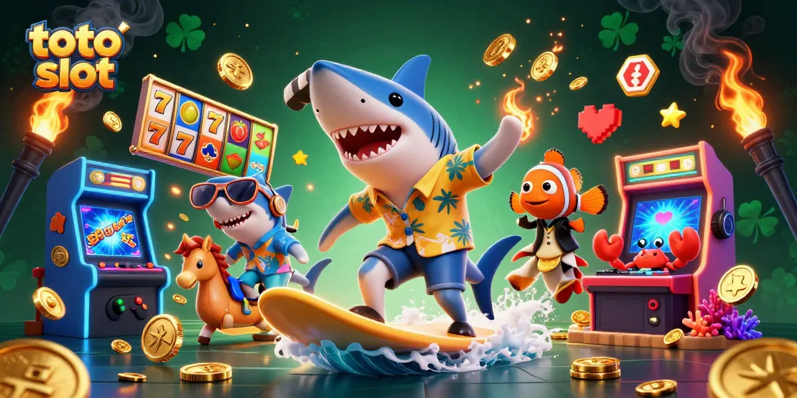 Spin the jackpot with toto slot while enjoying a vibrant underwater casino adventure.