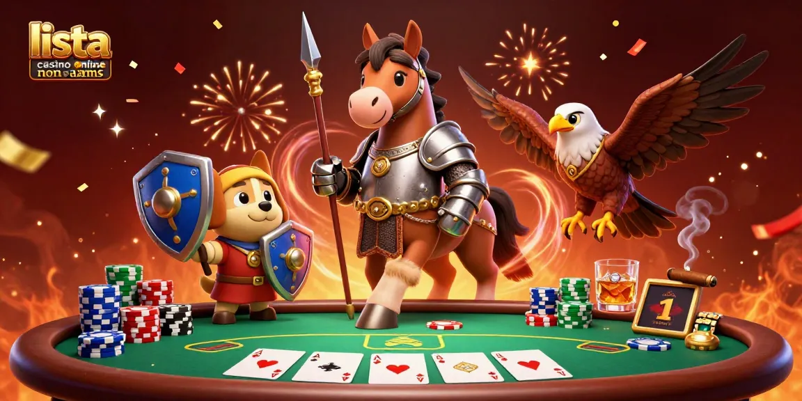 Scopri la lista casino online non aams con cavalieri, giochi di poker e festeggiamenti.