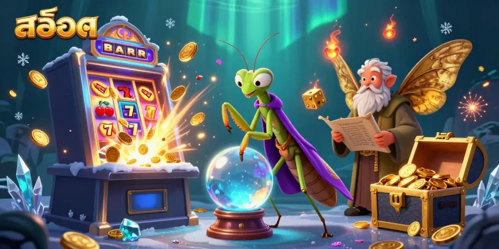 Engage with สล็อต action from the dynamic slot machine adventure, capturing fortune tellers and magical elements.