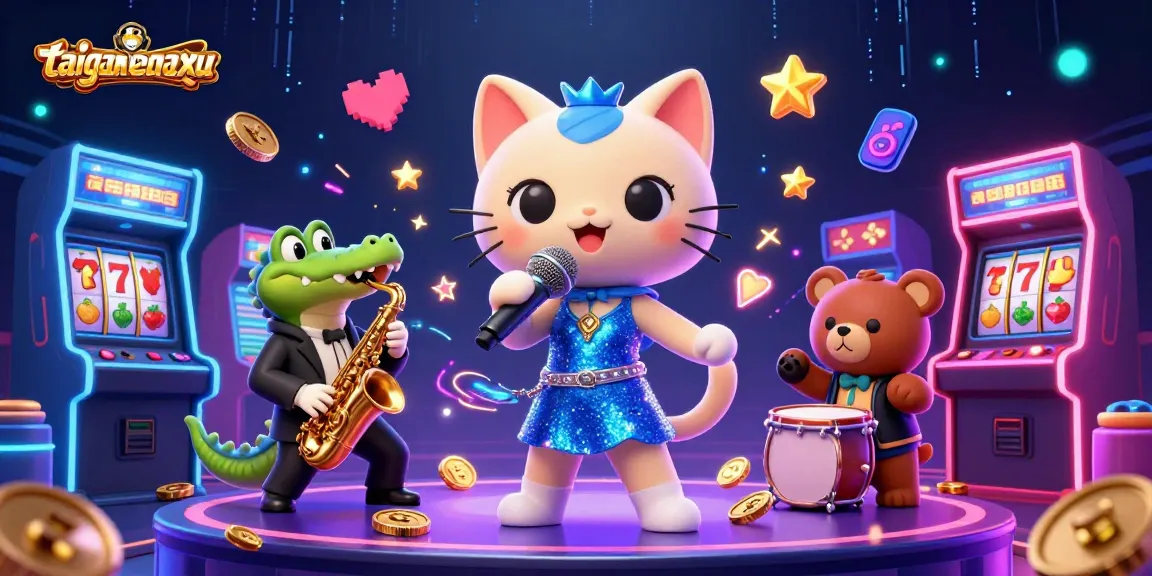 Play the dynamic taigamebancaanxu with vibrant characters and engaging casino elements.