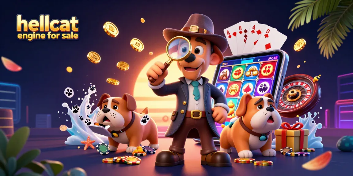 Experience winning strategies with our hellcat engine for sale, featuring vibrant casino elements and action.