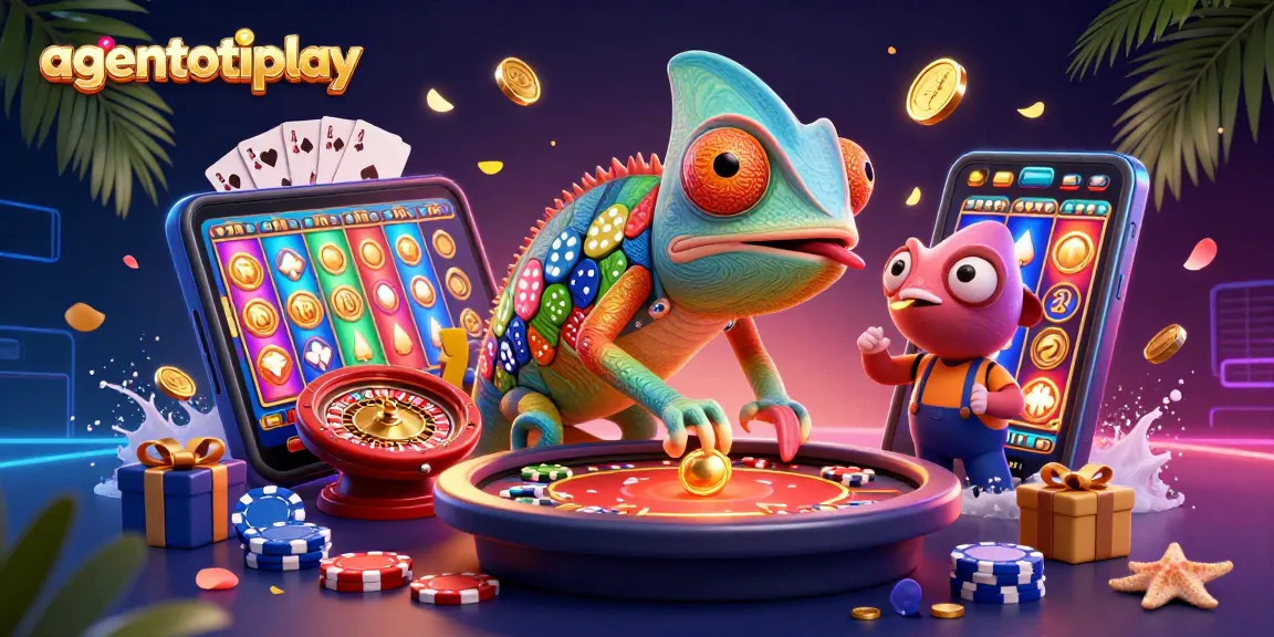 agentotoplay mengompilasikan elemen permainan kasino dengan chameleon ikonik dan hadiah menarik.