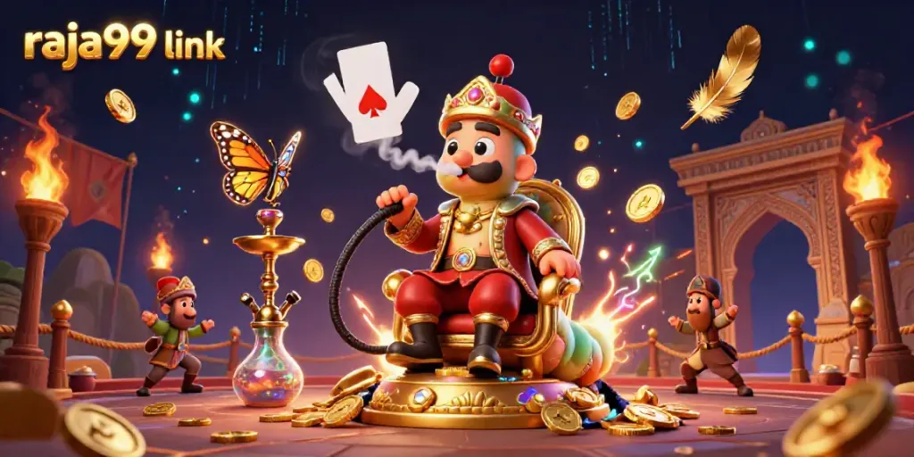 Experience big wins with raja99 link featuring a vibrant casino scene full of energy and excitement.