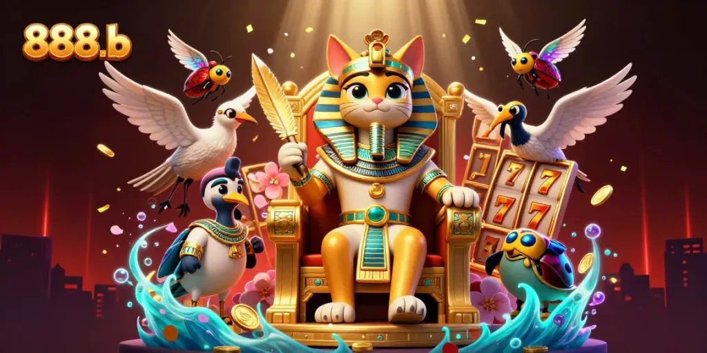 Experience thrilling wins at 888b with vibrant casino gaming and dynamic characters in action.