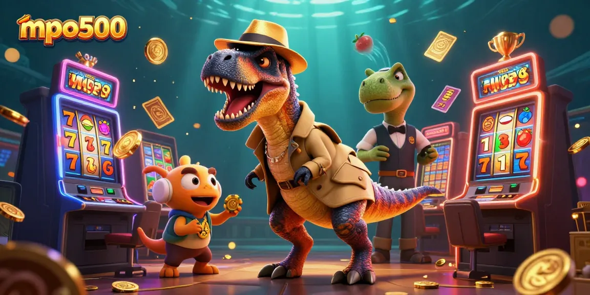 Experience mpo500's exciting slots with a velociraptor card counter and engaging elements!