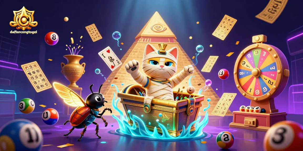 Experience the exciting world of daftarcongtogel with dynamic lottery illustrations and engaging casino elements.