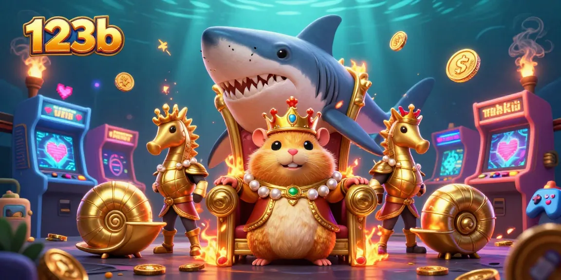 Experience thrilling gameplay with the 123b casino scene, featuring a golden hamster king and dynamic gaming elements.
