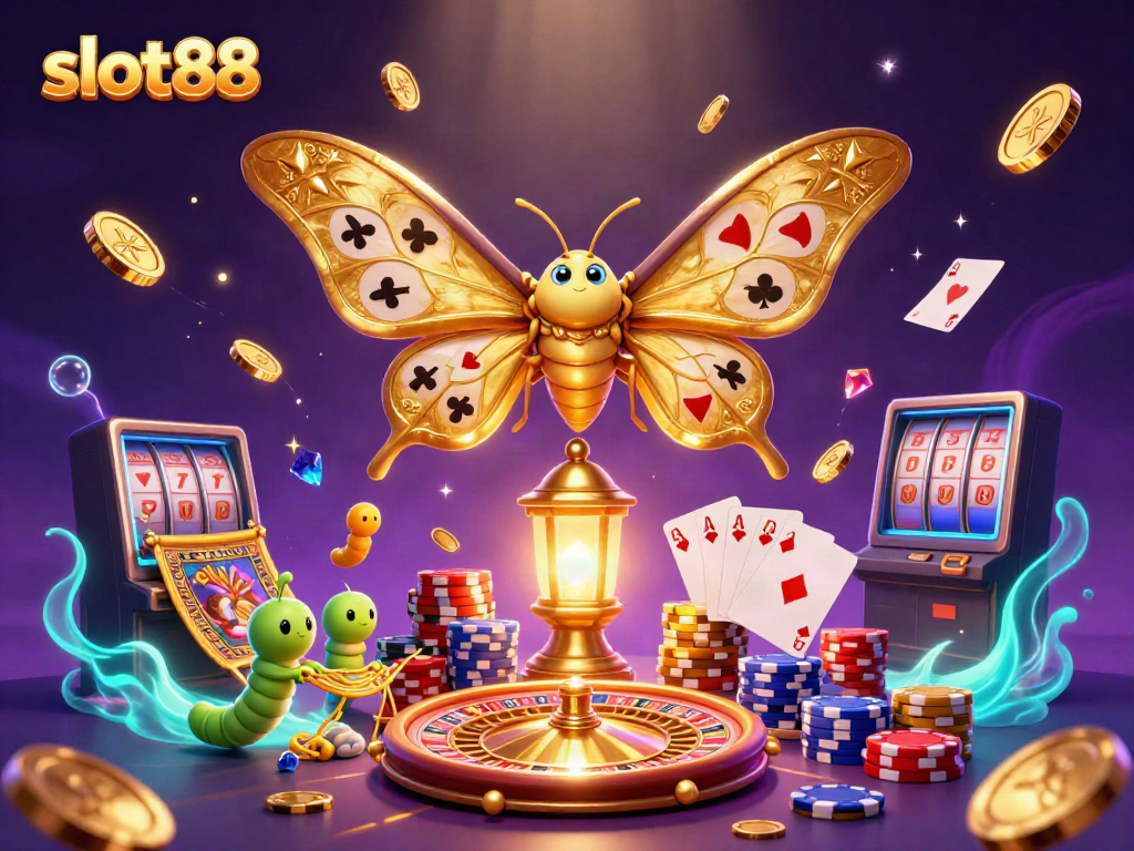 Experience the excitement of slot88 with vibrant casino imagery and dynamic game elements.