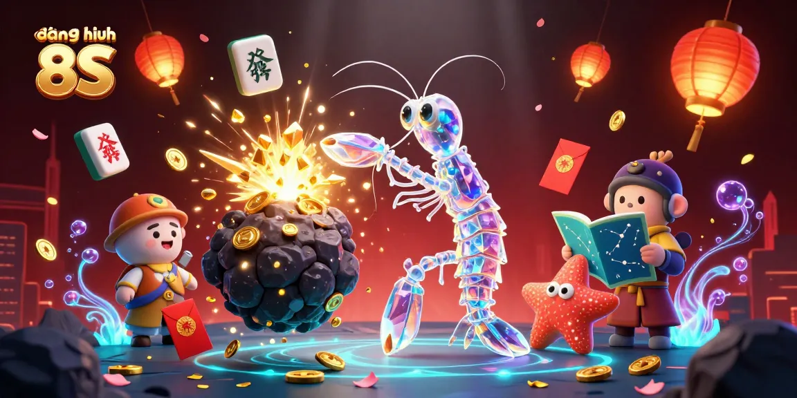 Experience the excitement of đăng nhập 8S with a galactic samurai and vibrant casino elements in a dynamic 3D illustration.