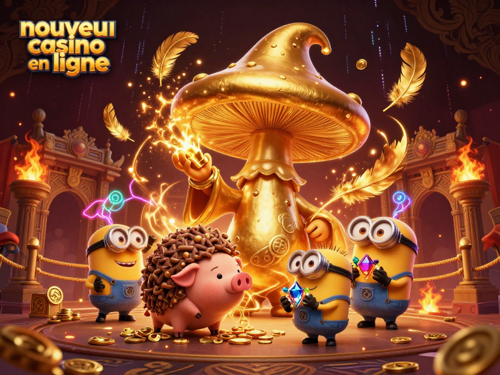 Plongez dans l'univers du nouveau casino en ligne avec un mage étonnant et des trésors scintillants.