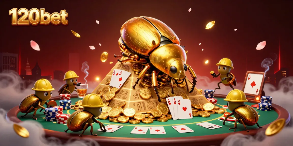 Experience thrilling gameplay and big wins while engaging with 120bet's vibrant casino atmosphere.