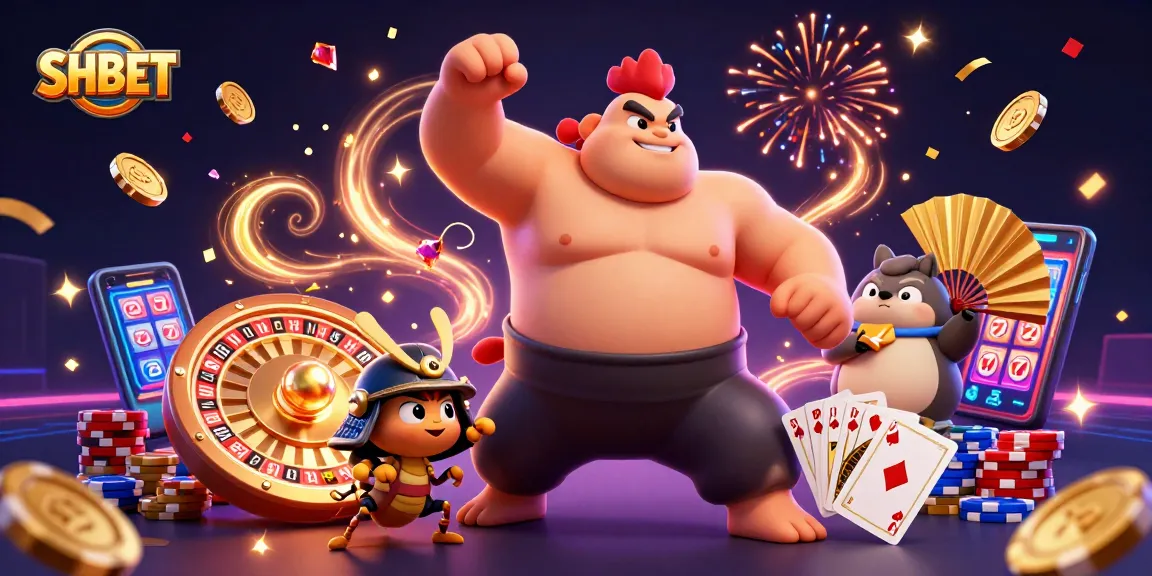 Engage with SH BET's colorful and dynamic casino world filled with vibrant characters and dazzling game elements.