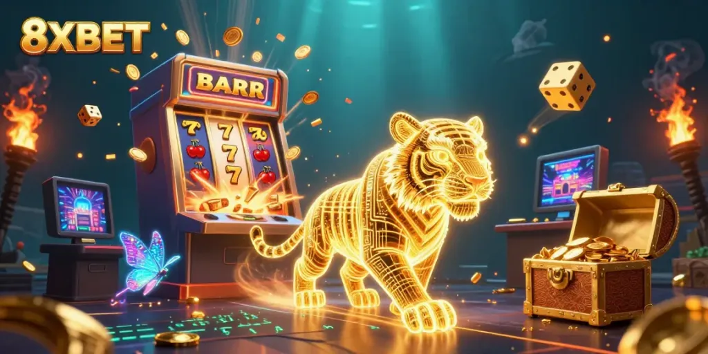 Win big with engaging gameplay in 8XBET's vibrant digital casino atmosphere.