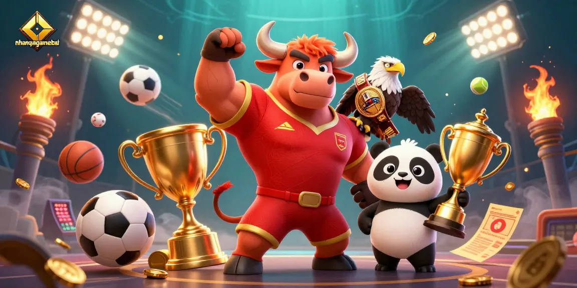 Engage in strategic play at nhanquagamebai with vibrant casino-themed illustration showcasing fun characters.