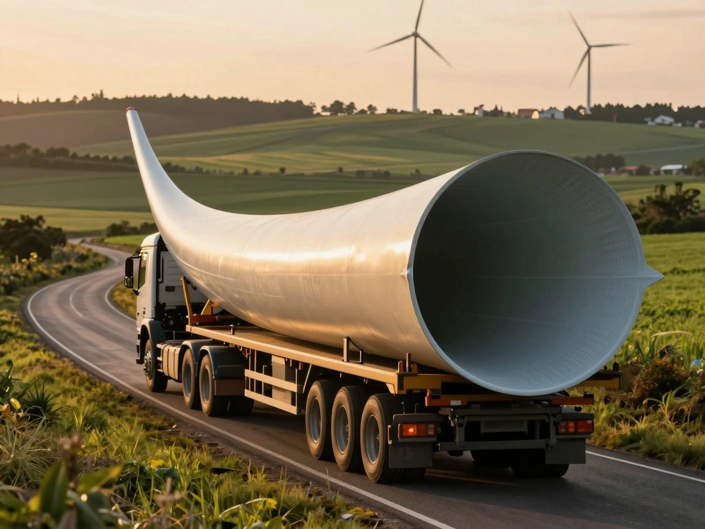 Optimizing Wind Turbine Blade Transportation Logistics for Efficiency - detail