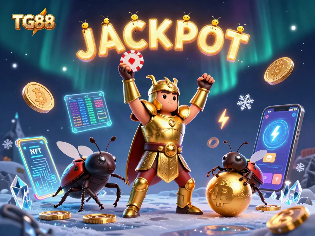 Elevate your game with TG88's thrilling jackpot scene featuring vibrant 3D characters