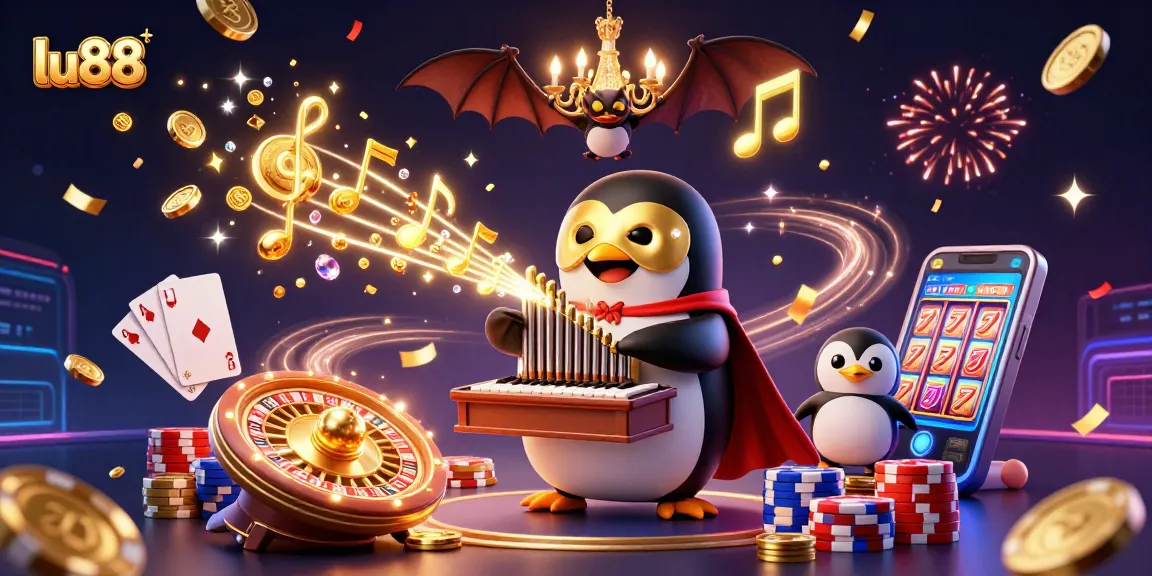 Experience thrilling wins at lu88 with vibrant 3D casino characters and exciting game elements.