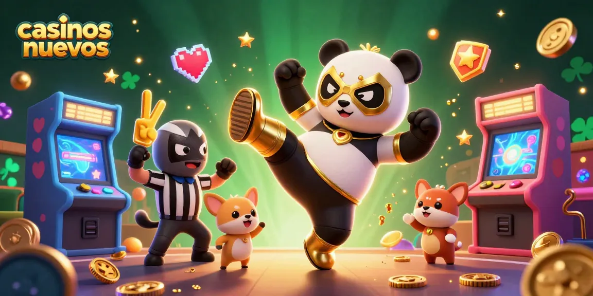 Disfruta de casinos nuevos al ver un emocionante combate de lucha libre en un entorno de casino digital.