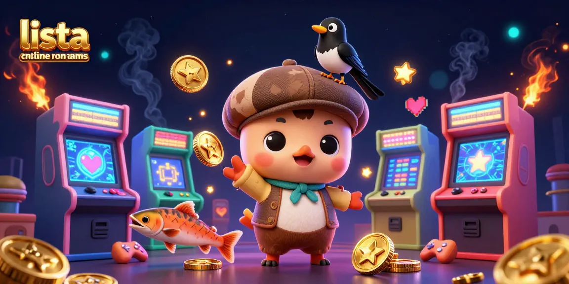 Gioca e vinci con la lista casino online non aams in un'illustrazione 3D vivace e colorata.