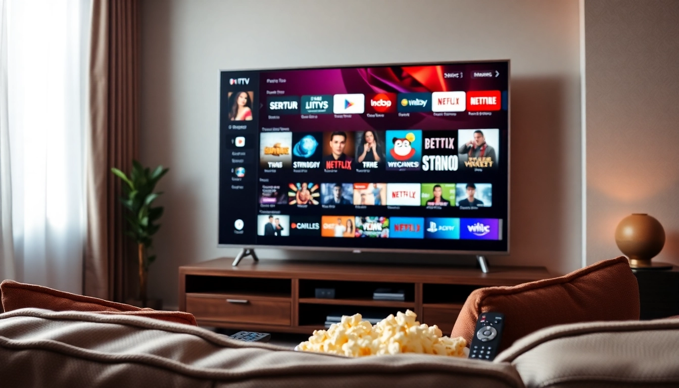 Experience the benefits of an iptv free trial with a modern home entertainment setup.