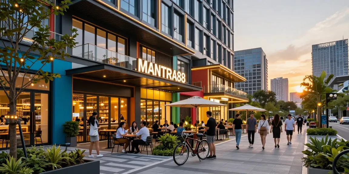 Explore MANTRA88, a vibrant commercial space bustling with energy and culture.