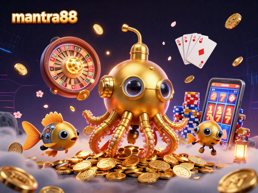 Engage with exhilarating gameplay at mantra88 while winning big with golden kraken and shimmering gems.
