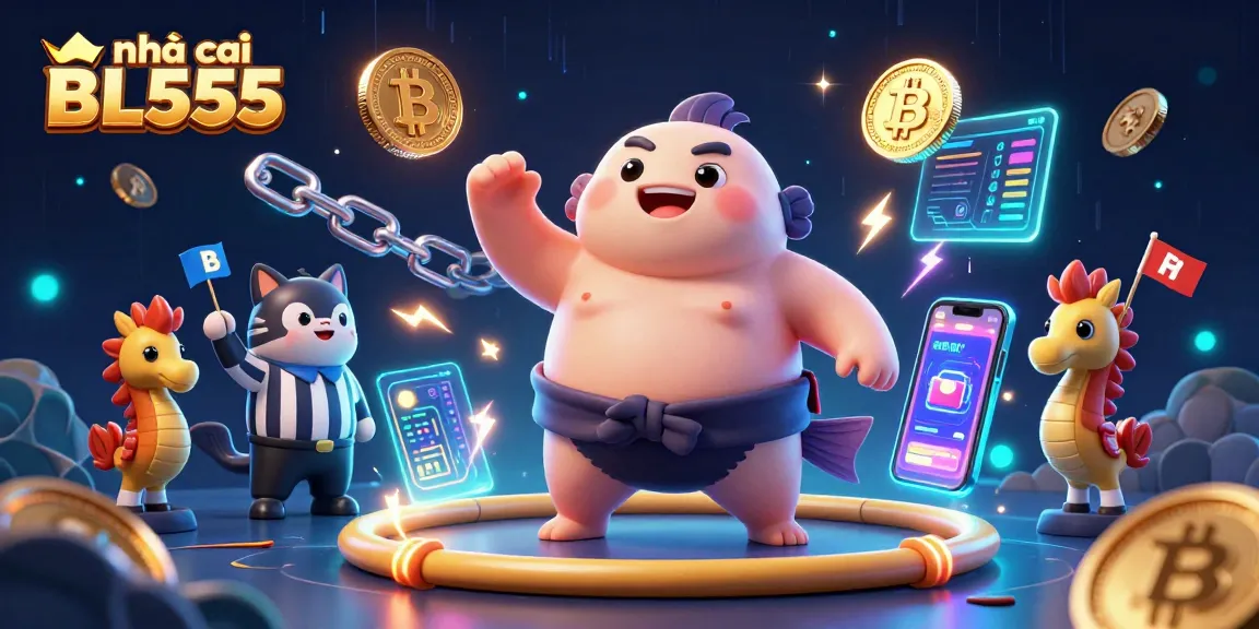 Experience the excitement of nhà cái BL555 with bright 3D characters and engaging gambling elements.
