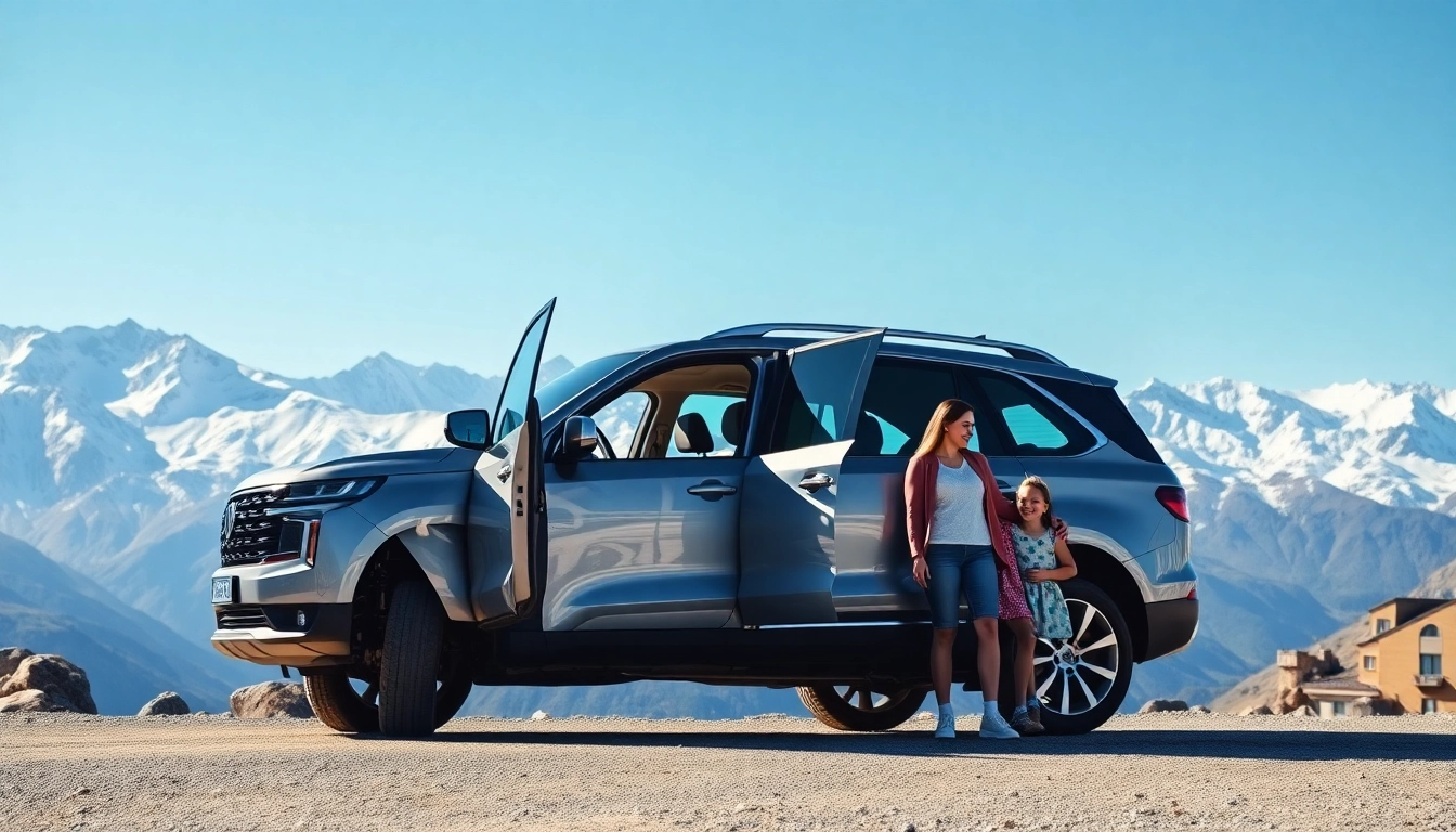 Experience seamless vancouver to whistler car service in a luxurious SUV against stunning mountain scenery.