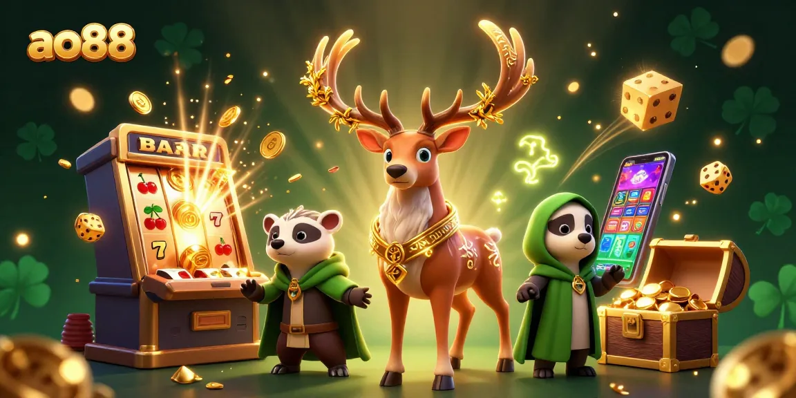 Engage with the thrilling ao88 jackpot scene featuring dynamic slot machines and enchanting characters.