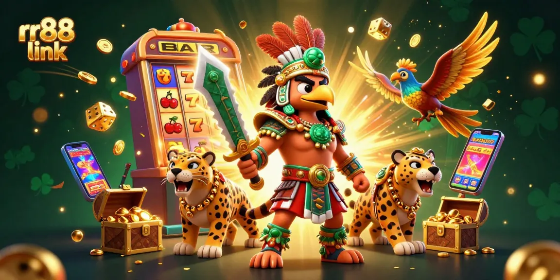 Experience thrilling wins at rr88 link with dynamic casino characters and vibrant slot machine action.