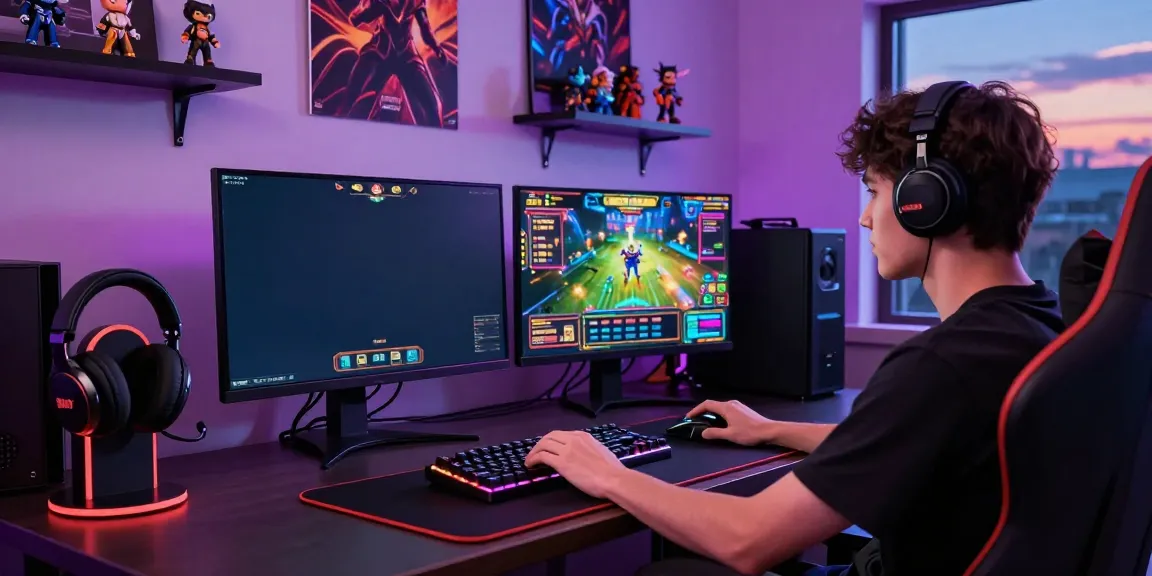 Engaging gaming environment depicting a player focused on DU88 online gambling game with colorful visuals and dynamic setup.