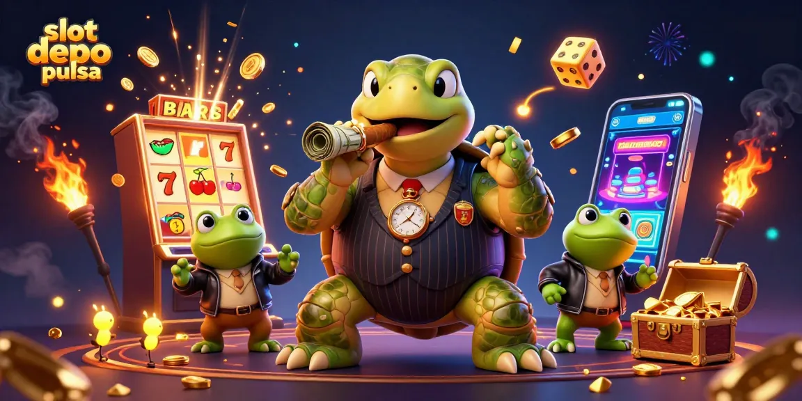 Experience thrilling moments at slot depo pulsa with vibrant characters and jackpot excitement!